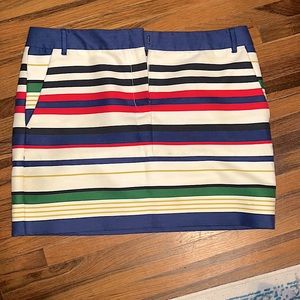 J Crew Striped Skirt // preppy, old money aesthetic // EUC